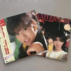 中森明菜 BEST AKINA メモワール ANNIVERSARYLPレコード