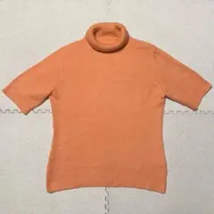 HIROKO BIS カシミヤ100% 半袖タートルネックニット サイズ9