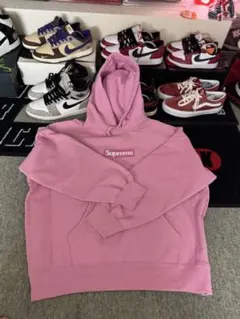 Supreme Box Logo Hoodedピンク(24FW)中古　2024