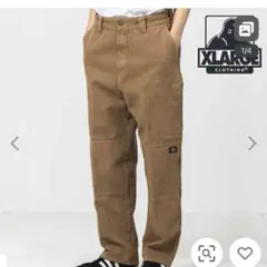 グリーン ワークパンツ