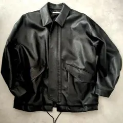 WYM LIDNM レザージャケット 黒　Sサイズ