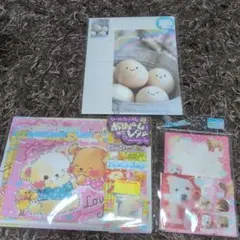 【平成レトロ】キャラクター レターセット 3点セット