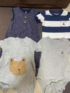 ベビー服4点セット（ロンパース・Tシャツ）