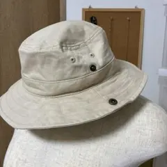 子供用　ベージュ コットン ハット