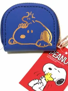 PEANUTS スヌーピー コインケース ネイビー