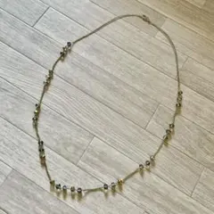 ロングネックレス★ペンダント　キラキラ　ビジュー