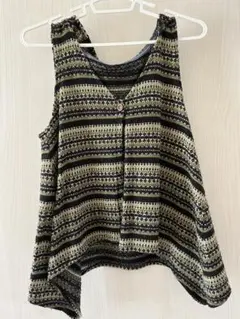 ニット ベスト 綿