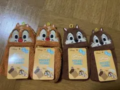 ディズニー チップとデール ポケットタオル 4枚セットのサムネイル