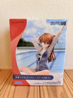 エヴァンゲリオン 式波・アスカ・ラングレー スクール水着 フィギュア