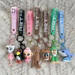 トゥントゥントゥンサフール キーホルダー7個セット 人気キャラ