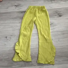 120cm リブフレアパンツ