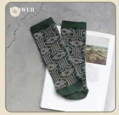 semon PATTERN JAGGARD SOX 【FLOWER】