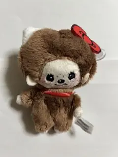 モンチッチ×ハローキティ おそろいアクリルチャーム付きマスコット