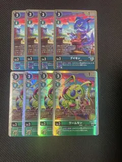 デジモンカード　ブイモン　ワームモン　パラレル　セット デジモンカード ブイモン ワームモン パラレル セット - メルカリ