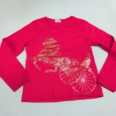 CELINE 馬と車のストーンプリントTシャツ
