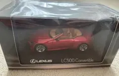 非売品　Lexus LC500 Convertible ミニカー 赤左ハンドル 非売品 Lexus LC500 Convertible 1/43 白 左ハンドル - メルカリ