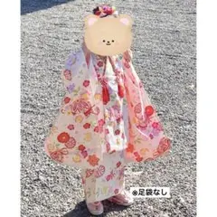 【シミシワあり】3歳女の子 七五三 被布 着物 セット