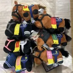 ナムコ限定　サラブレッドコレクション　ミニマスコット8 7種　コンプリート