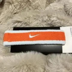 Nike ヘッドバンド オレンジと白