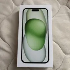 Apple iPhone 15 グリーンモデル 空箱