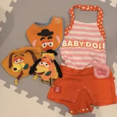 BABY DOLL ベビー服 80サイズ　ディズニー　スタイセット