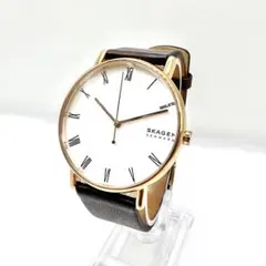 腕時計】SKAGEN SKW6493 白 革ベルト×SS 稼働品 - メルカリ