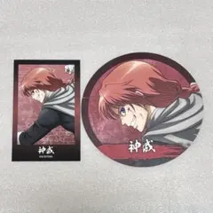 銀魂 JF AMNIBUS 戦う背中 神威 イラストカード 特典 コースター