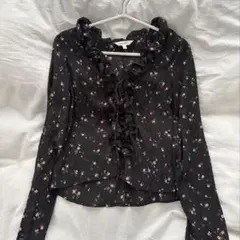 moussy 花柄 ブラウス