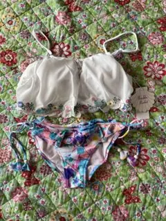 9M♡タグ付き♡花柄♡刺繍