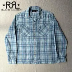 黄金期美品 RRL ダブルアールエル レアモデル/コットンチェックワーク