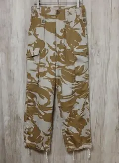 実物 イギリス軍 トロピカル コンバットパンツ デザートDPM カモ XS-S