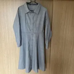 チェックシャツワンピース