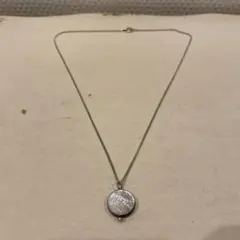 黒蝶貝　シェル　コイン　ペンダントトップ　ネックレス