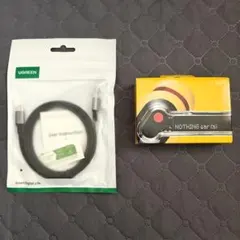 Nothing Ear (a) イエロー UGREENのAtoCケーブル1m付き