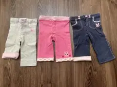 【ミキハウス】スパッツ90サイズ3点セット