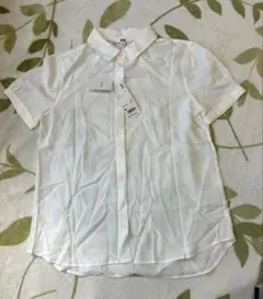 新品　ユニクロ　レーヨンエアリーブラウス　M 白