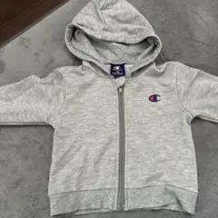 チャンピオン　グレー　スウェット　パーカー　子供服