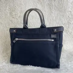 ポーターガール ネイキッド トートバッグ S ネイビー キャンバス 吉田カバン