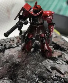 チョコサプ ガンダム　「シャア専用ザクⅡ」〜ガルマ散る