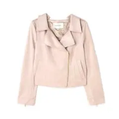 ジルバイジルスチュアート スェード ブルゾン レースアップライダース