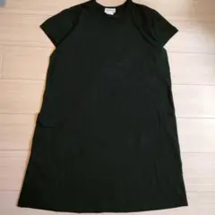agnes b. PARIS コットン 半袖ワンピース 黒