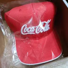 コカ・コーラ 当選品 ロゴキャップ 赤 非売品