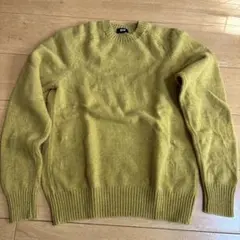 UNIQLO マスタード ラムクルーネックセーター Sサイズ