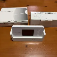 【美品】Speed Wi-Fi 5G X11 本体 + X11クレードル セットのサムネイル