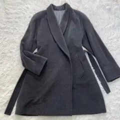 カシミヤ混✨ウールコート K.T KYOKO TAKASE ガウンデザイン L