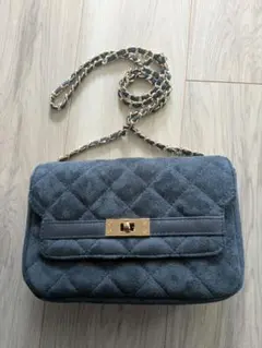 23区スエード キルティング ショルダーバッグ