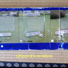 新品未使用 ジュニアサッカーセット サッカーゴール 121×91×60cmのサムネイル