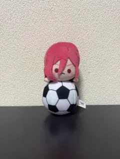 ブルーロック　のりマスサッカーボール　マスコット千切豹馬