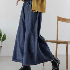 【studio CLIP／スタディオクリップ 】デニムスカーチョ