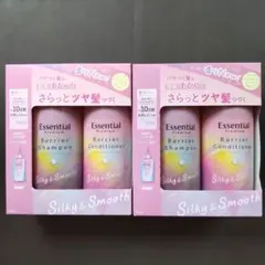 【匿名配送】エッセンシャル プレミアム シルキー＆スムース おまけ付きペア2箱のサムネイル